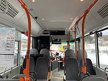 Separation of an area near the driver, bus in Trondheim, 15 March Coronavirus-separation-on-bus-Trondheim 01.jpg