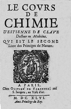 Image illustrative de l’article Cours de chimie (Étienne de Clave)