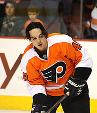 Daniel Briere played for the Flyers from 2007-08 to 2012-13 DannyBriere.jpg