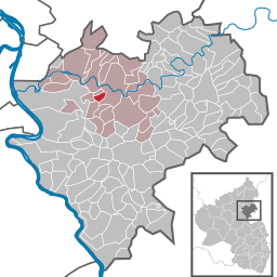 Läget för Dienethal i Rhein-Lahn-Kreis