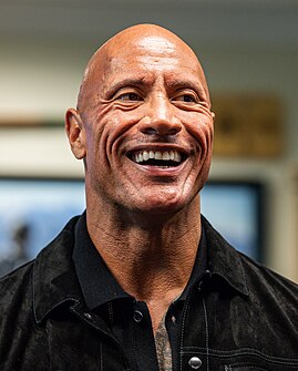 Photograph of Dwayne Johnson in 2023