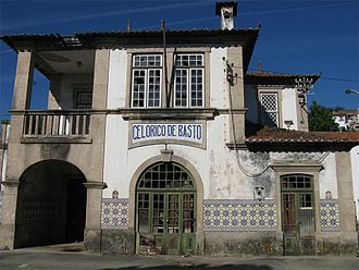 Antigo edifício da Estação de Celorico de Basto, em 2008