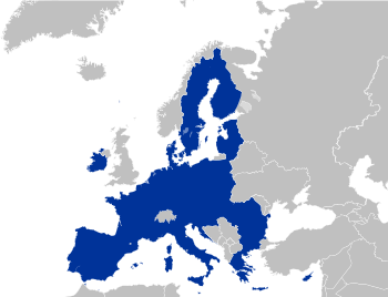 L'attuale estensione dell'Unione europea.