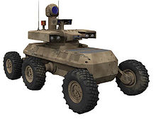 The Armed Robotic Vehicle variant of the MULE. Image made by the U.S. Army. FCS-MULE-ARV-2007.jpg