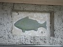 Fischrelief am Haus des ehemaligen Fischrichters