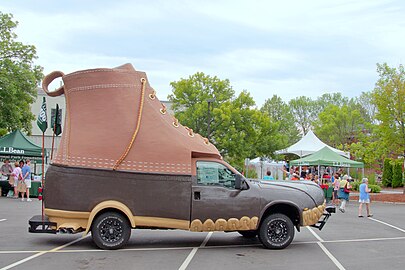 L.L. Bean Bootmobile in Freeport, Maine, 2012