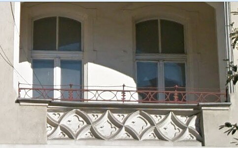 Detail of an open loggia