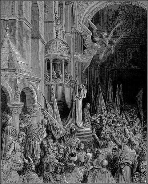 File:Gustave dore crusades dandolo preaching the crusade.jpg