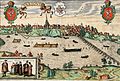 Veduta di Varsavia alla fine del XVI secolo