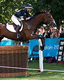 Jonelle Richards und Flintstar bei den Olympischen Sommerspielen 2012 in London