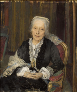 Portrait de Juliette Drouet par Jules Bastien-Lepage, maison de Victor Hugo, 1883.