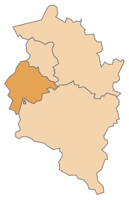 Distriktets läge i Vorarlberg