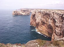 Crags on the southwestern coast of Portugal Klippenkuste.JPG