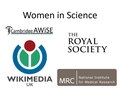 Slides from the Women in Science edit-a-thon held at the Laboratory of Molecular Biology in Cambridge