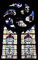 Éléments de vitrail de la nativité du XVIe siècle chapelle nord.