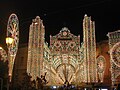 Luminarie della festa di San Giuseppe da Copertino a Copertino