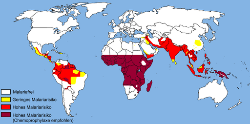 Malaria distribution (de)