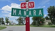 Manara community sign