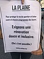 affiche pour la Manif à Marseille pour la Plaine 13 octobre 2018