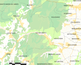 Mapa obce Kaysersberg