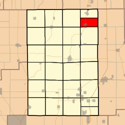 Map highlighting Girard Township, Macoupin County, Illinois.svg