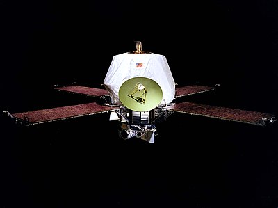 Mariner 9. Satelit orbiter pertama yang berhasil mengorbit pada Planet Mars.