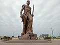 monument Amazone dans le douzième arrondissement de Cotonou