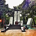 Monument to Lázaro Cárdenas (outstretched hand welcoming Spanish immigrants)