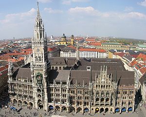 Neues Rathaus de Múnich.