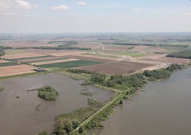 Ontploderde Noordwaard in De Biesbosch