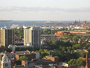 North End, view from atop of Stelco Tower NorthEndHamilton.JPG