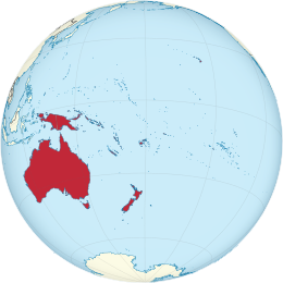 Oceania on the globe (red) (Polynesia centered).svg