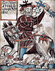 Odin chevauchant Sleipnir