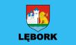 Lębork – vlajka