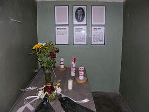 Paul Schneider's cell in Buchenwald
