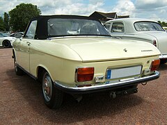 Peugeot 304 S cabriolet, arrière.