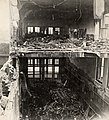La salle de lecture après la catastrophe de 1944