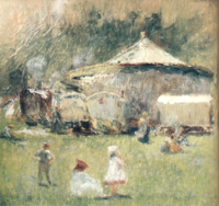 The circus encampment (1901)