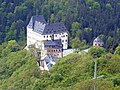 Schlosskomplex mit Vorburg, Sophienberg und Pavillon sowie deren Ortssilhouette