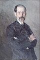 zelfportret door Ion Andreescu overleden op 22 oktober 1882