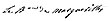 Signature de Jean-Antoine Teissier de Marguerittes