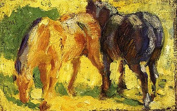 Kleines Pferdebild, 1909