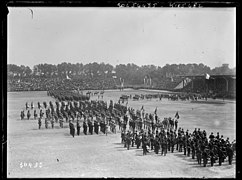 Inauguration du stade Pershing dans le bois de Vincennes à Paris, le 22 juin 1919.