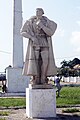 Statue d'explorateur au Fort of São Sebastião de São Tomé