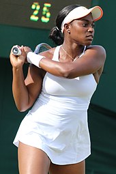 Stephens at the 2017 Wimbledon Championships Stephens WM17 (7) (35347283294).jpg