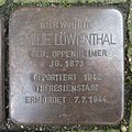 Stolperstein für Emilie Löwenthal geb. Oppenheimer