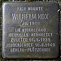 Stolperstein für Wilhelm Kox (Matthiasstraße 4)