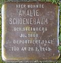 Stolperstein für Amalie Schoenebaum (Nußbaumerstraße 11)