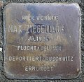 Stolperstein für Max Ziegellaub (Thieboldsgasse 102)