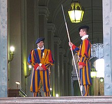 January 22: Swiss Guard. SwissGuardsatPrefettura.jpg